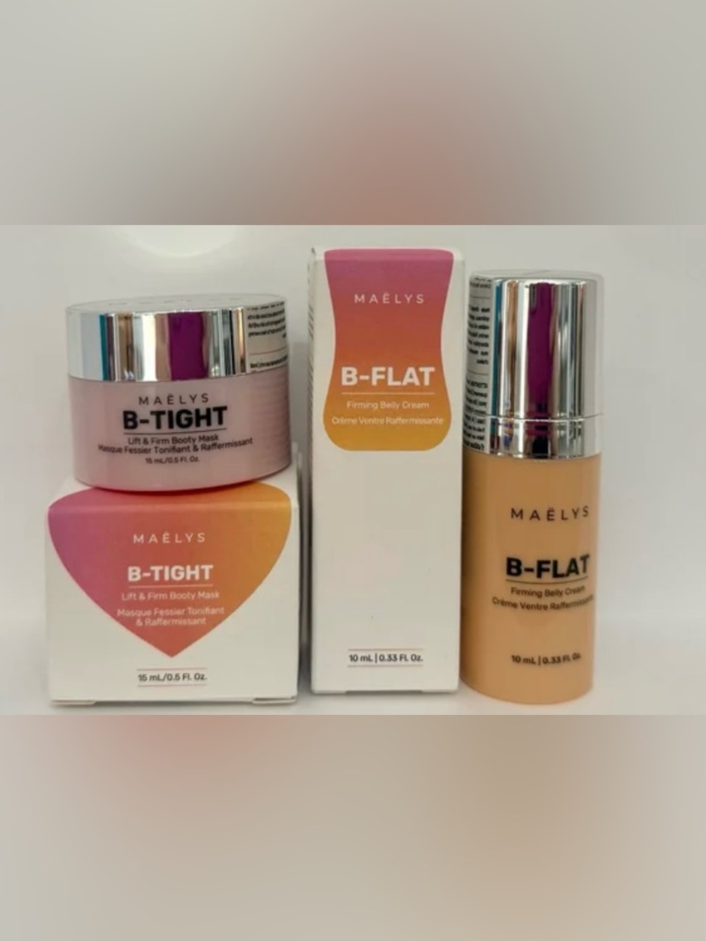 Maëlys B-FLAT Firming Belly Cream-B-Tight Body Skincare Kit Nee